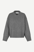 Salula V-Neck - Mörkgrå