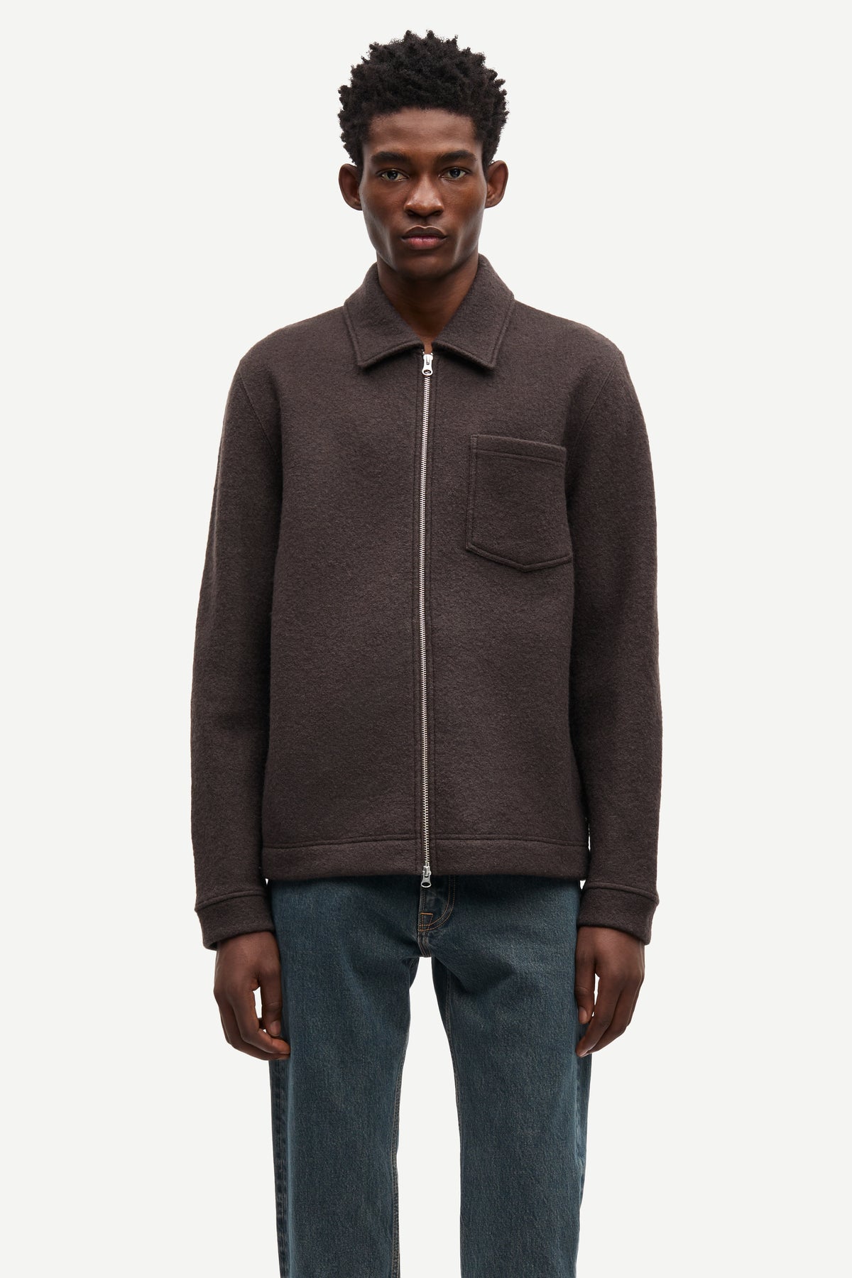 Hannes Full Zip 14612 - Turkish Coffee