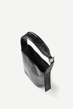 Saelmegade Bucket Bag Croc - Black