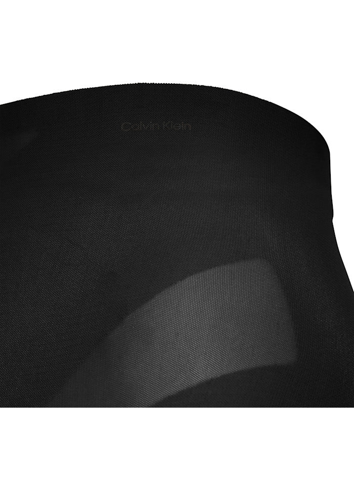 Sculpted Firm Mesh Thong - Svart