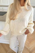 Idaic Pullover - Vit