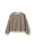 N-Mafalda Knit - Brown Sand Stripe