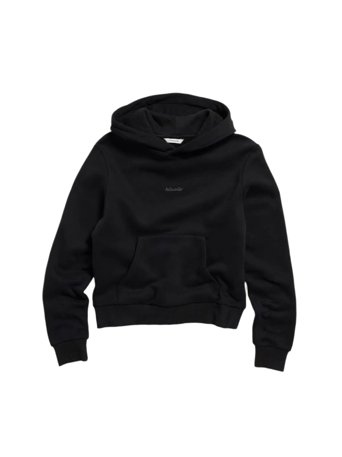 W Regular Hoodie - Svart
