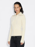 Line Wool Cardigan - Ecru