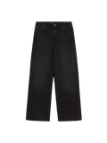 W Wide Jeans - Black Washed