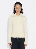 Line Wool Cardigan - Ecru