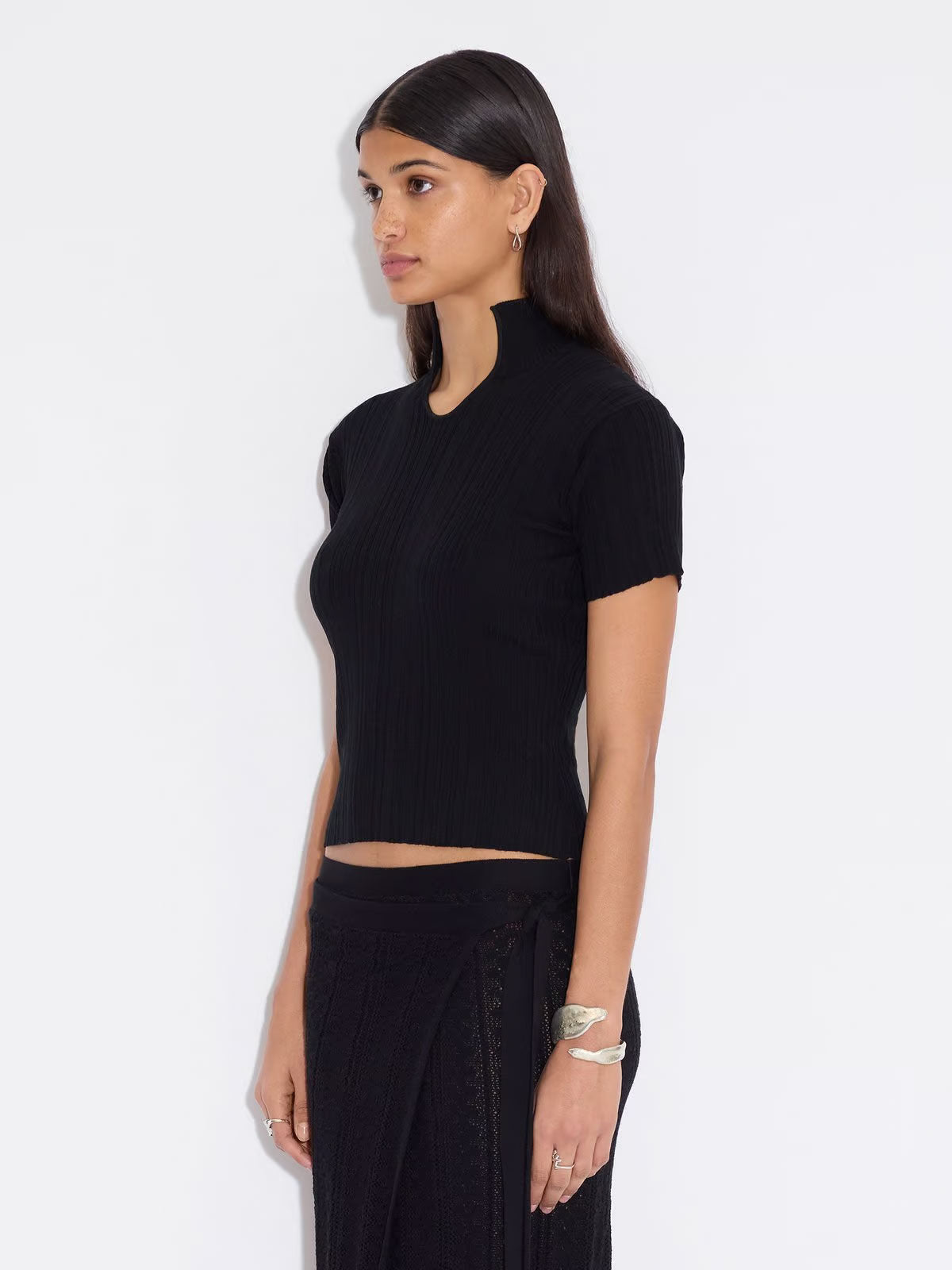 Babba Rib Top - Black