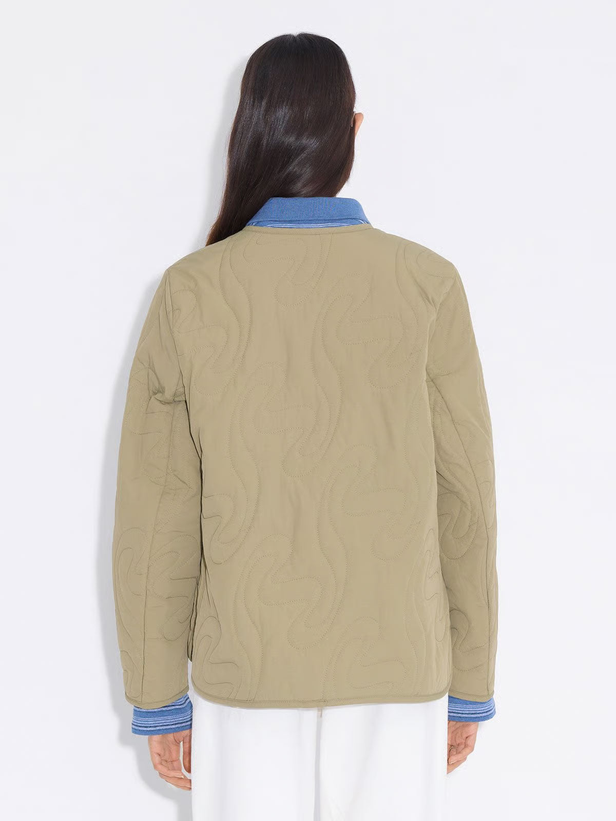 W. Light Padded Jacket - Ljusgrön