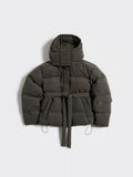Steilia Brushed Down Jacket - Mörkgrön