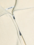 Line Wool Cardigan - Ecru