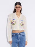 Maggie Cardigan - Ecru Mix