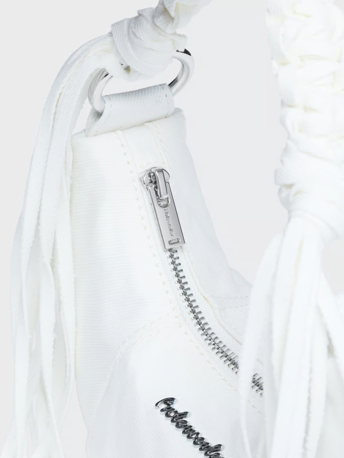 Cocoon Denim Micro Bag - Vit