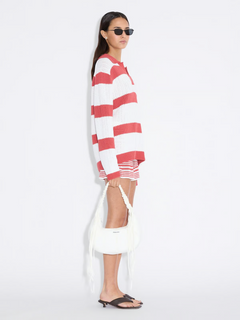 Cocoon Denim Small Bag - White