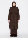 Holzweiler W Tech Wool Down Coat - Mörkbrun