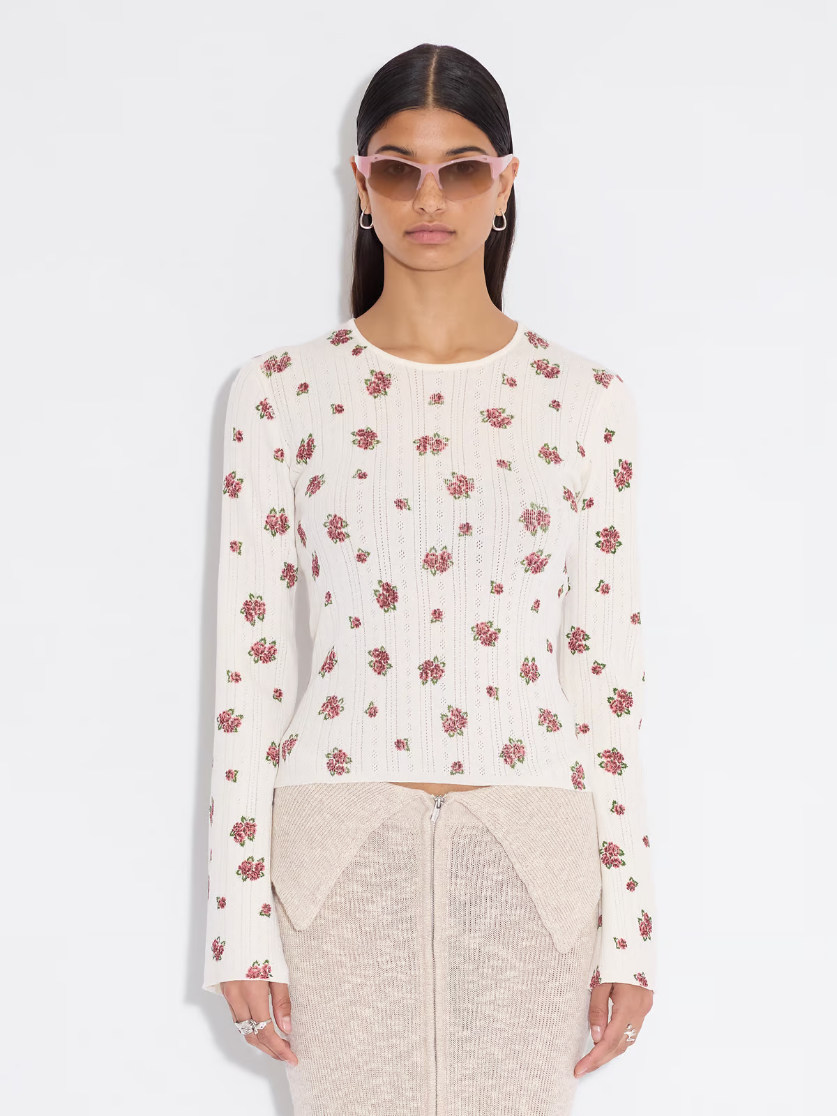 Babba Pointelle Long Sleeve - Ecru