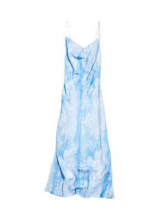 Eila Print Dress - Blue Mix
