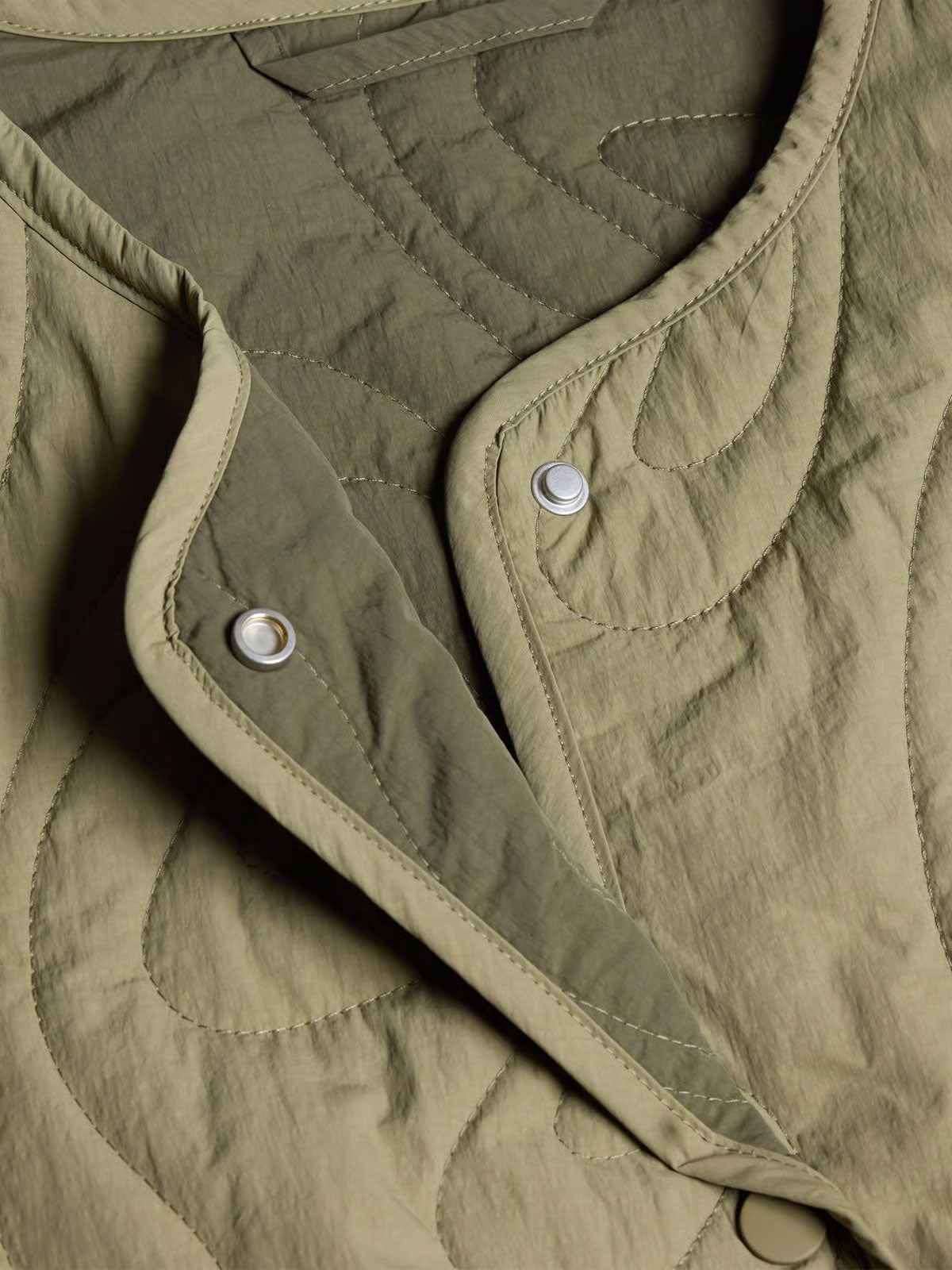 W. Light Padded Jacket - Ljusgrön