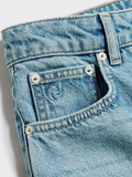 Denim Long Skirt - Ljusblå