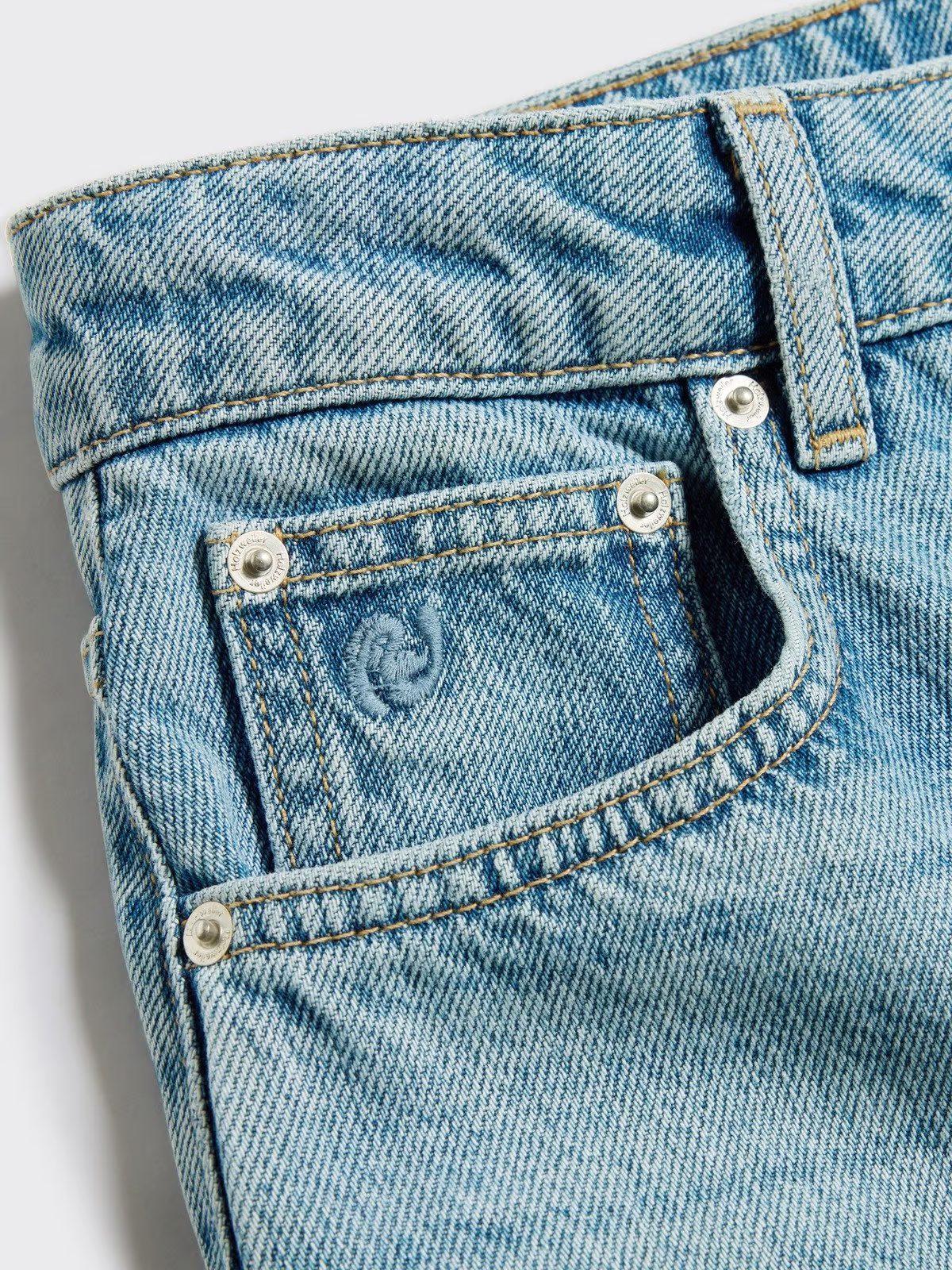 Denim Long Skirt - Ljusblå