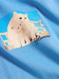 Kitty Long Sleeve - Blå