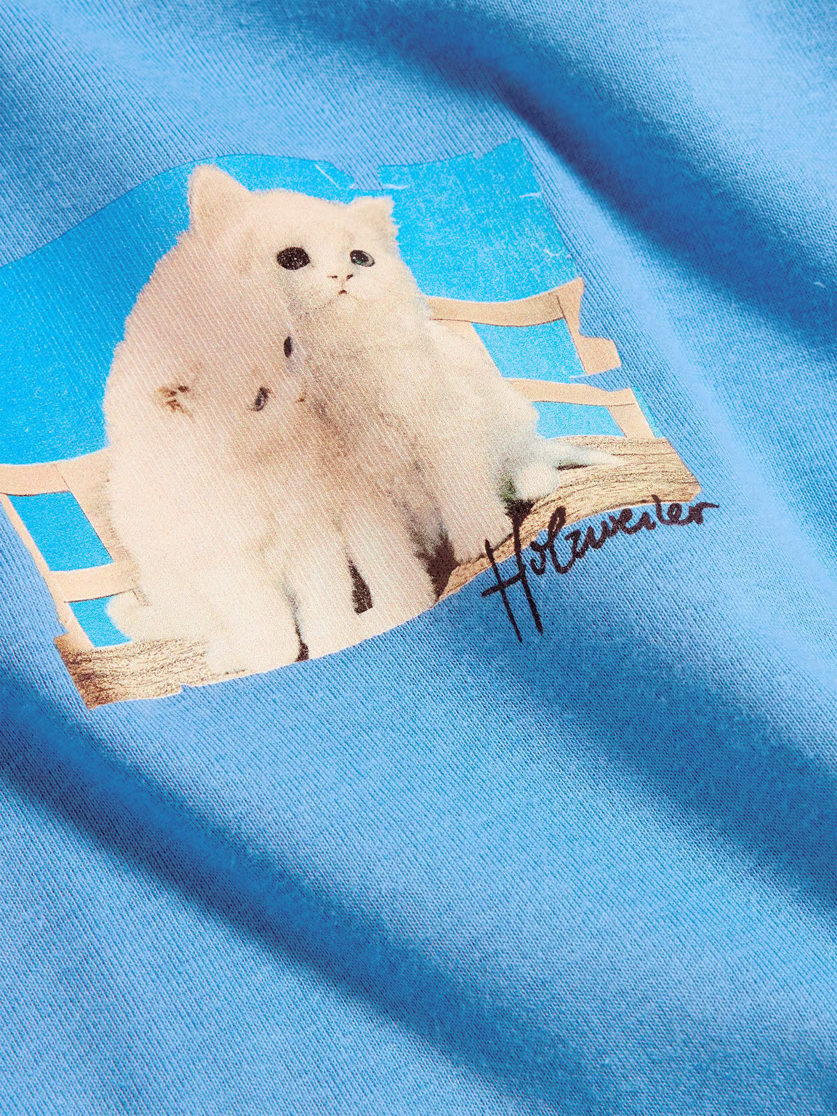 Kitty Long Sleeve - Blå