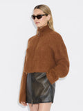 Tine Light Cardigan - Ljusbrun