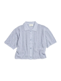Kelp Crochet Shirt - Blue Mix