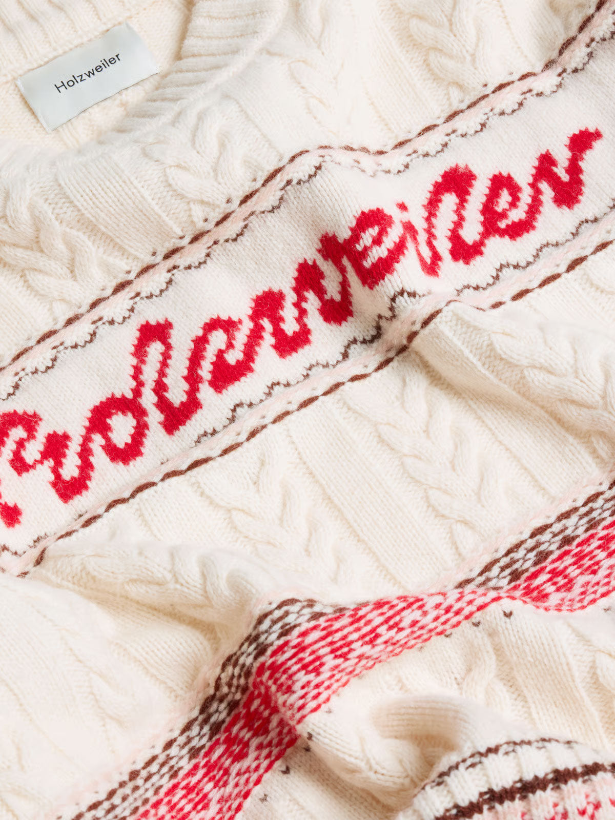 W. Holzweiler Logo Crew - Red Mix