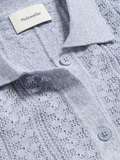 Kelp Crochet Shirt - Blue Mix
