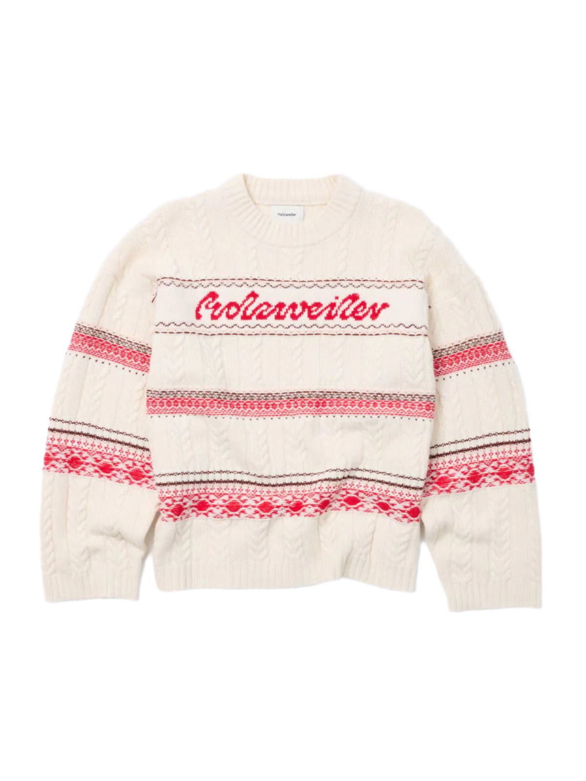 W. Holzweiler Logo Crew - Red Mix