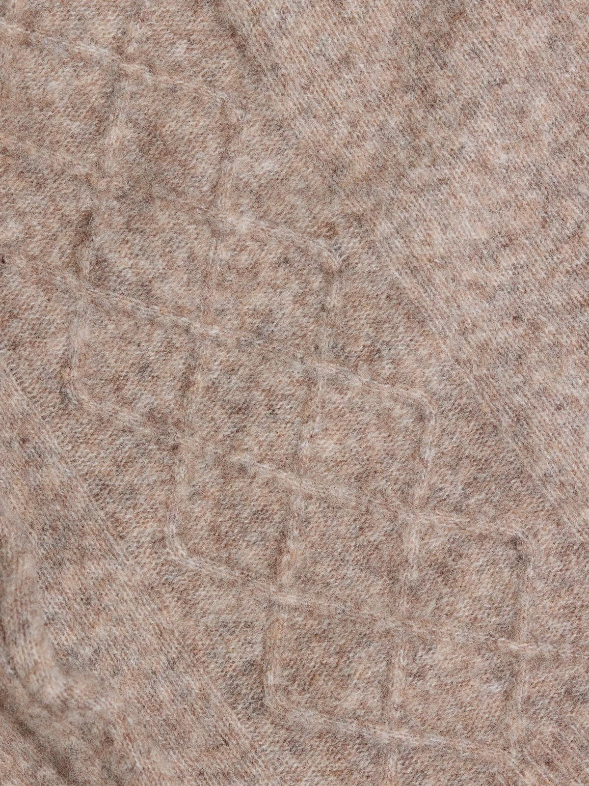 Argyle Polo - Taupe