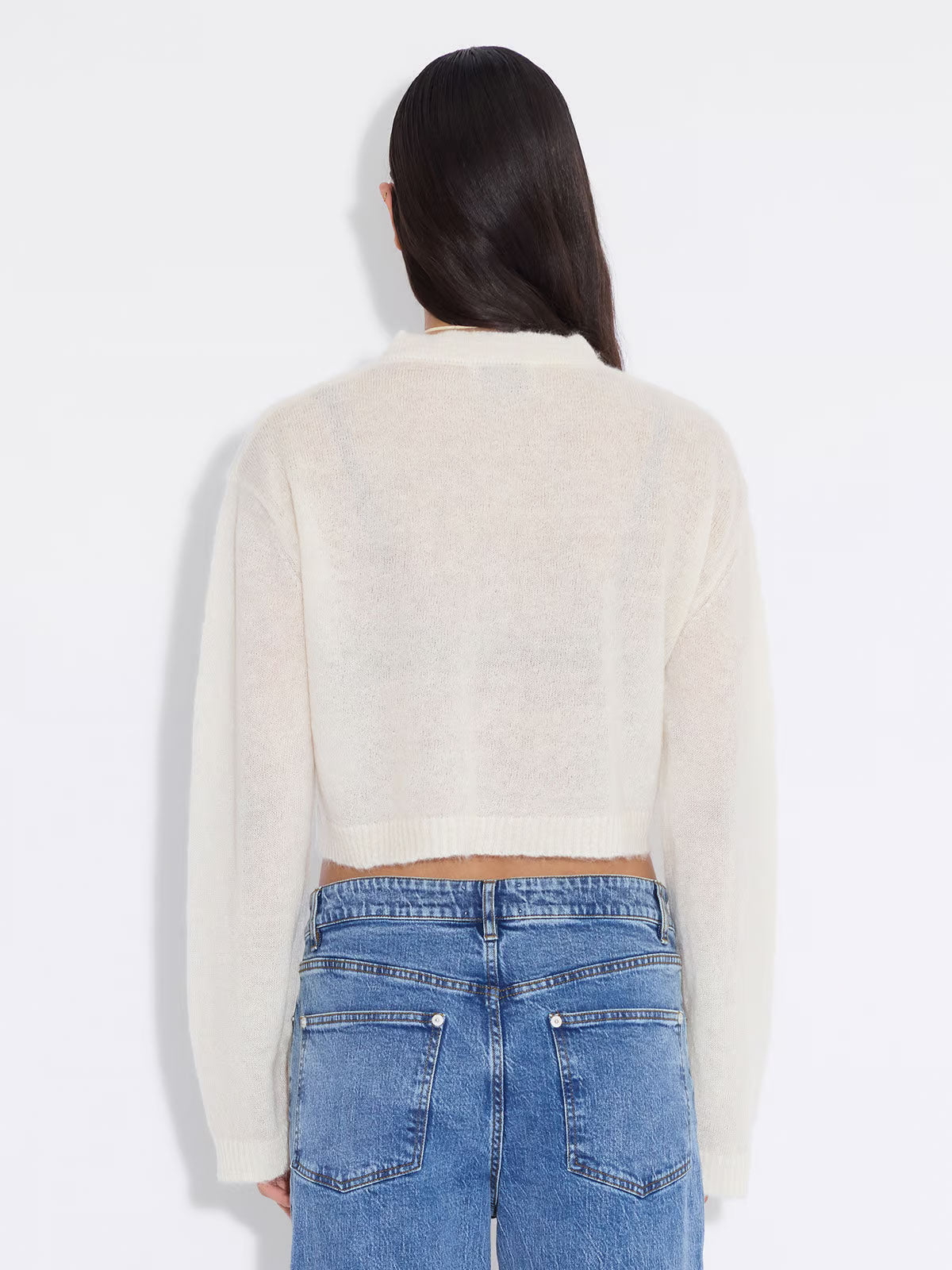 Maggie Cardigan - Ecru Mix