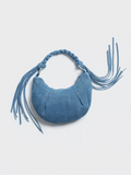 Cocoon Denim Micro Bag - Mid Blue