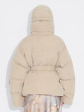 Steilia Brushed Down Jacket - Beige