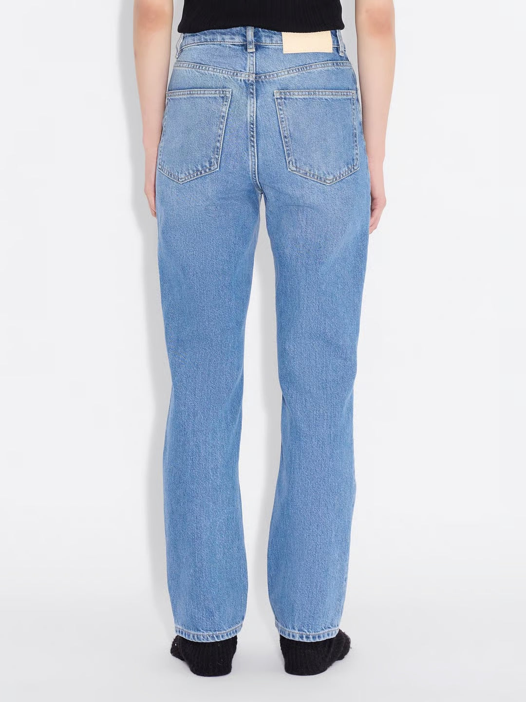 W Regular Jeans - Ljusblå