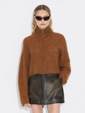 Tine Light Cardigan - Ljusbrun