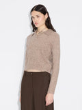 Argyle Polo - Taupe