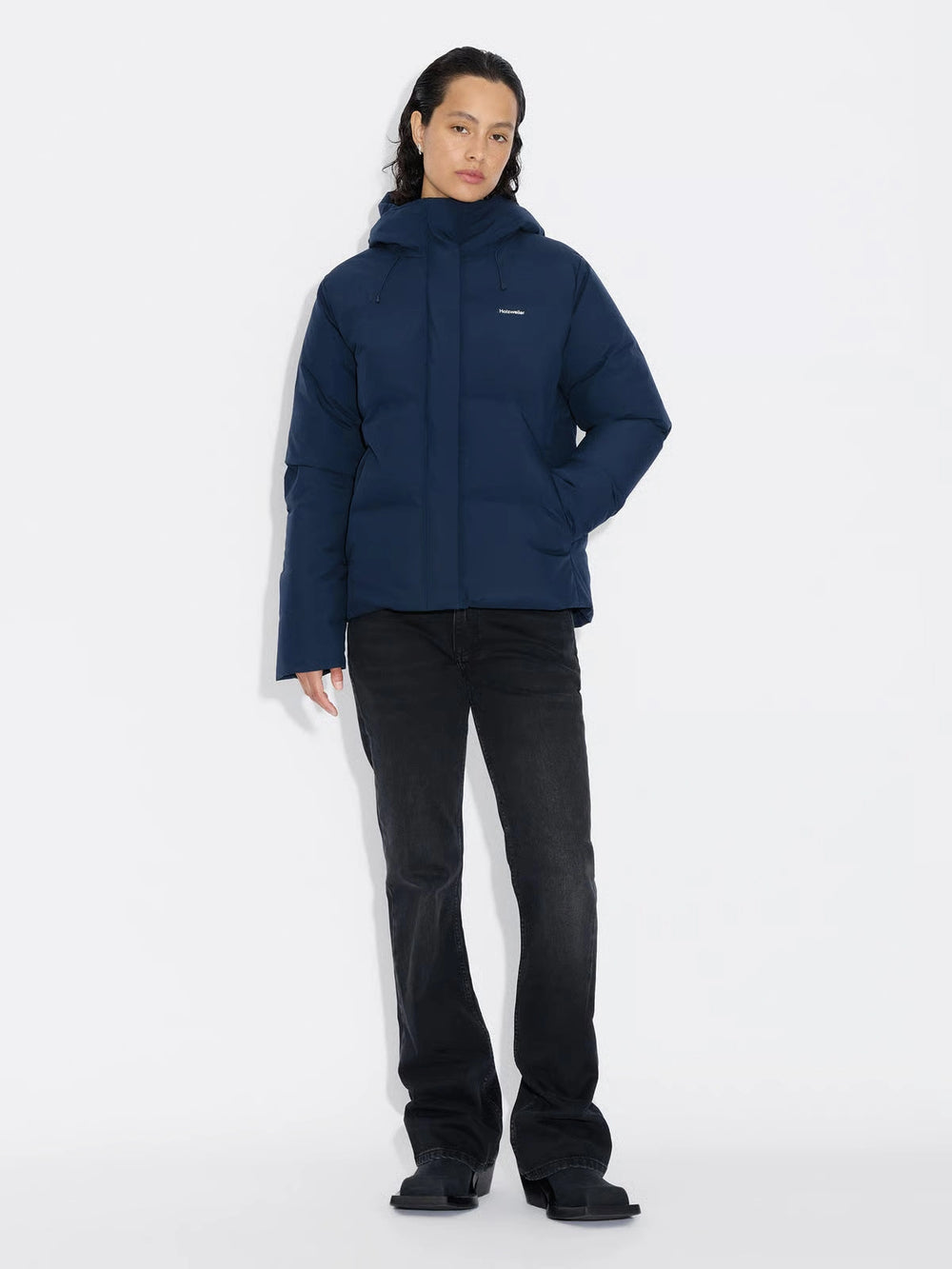 Besseggen Lt Short Jkt - Dk. Navy