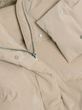 Steilia Brushed Down Jacket - Beige