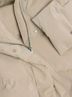 Steilia Brushed Down Jacket - Beige