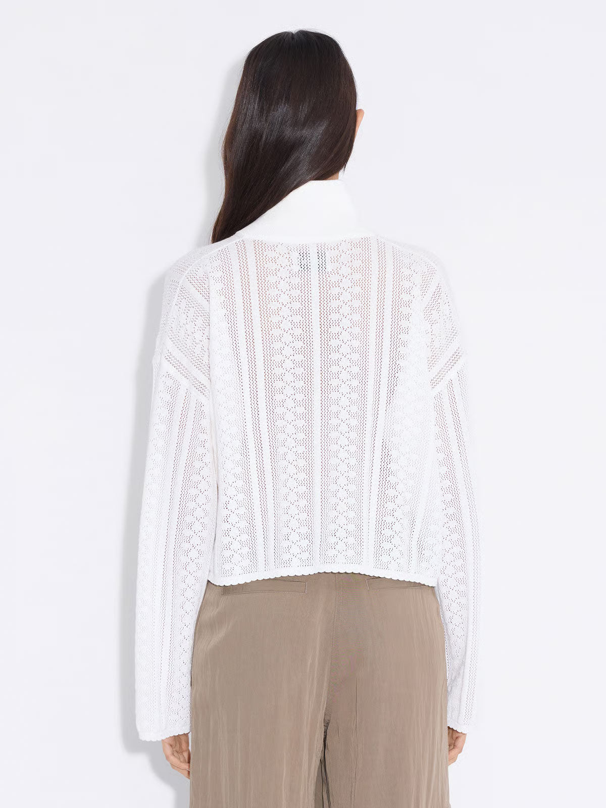 Tine Crochet Cardigan - Ecru