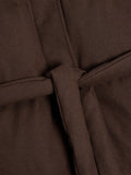 Holzweiler W Tech Wool Down Coat - Mörkbrun