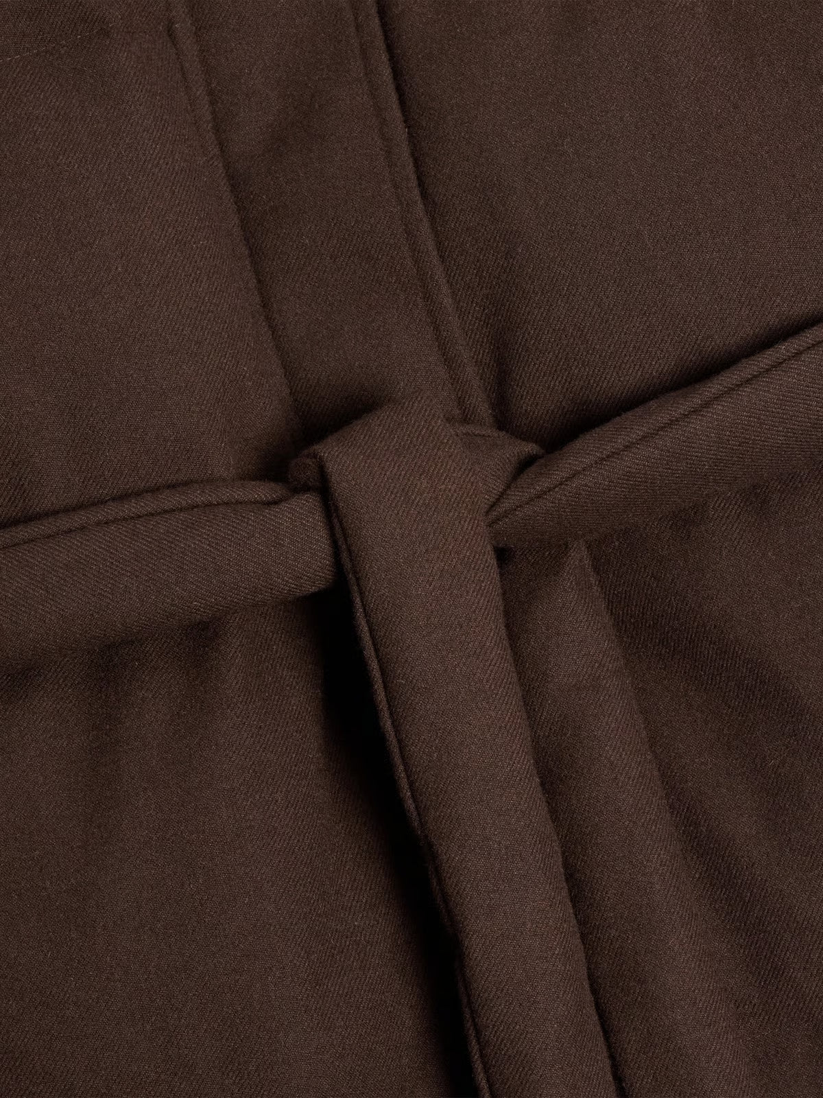 Holzweiler W Tech Wool Down Coat - Mörkbrun