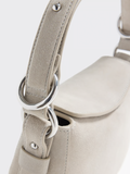 Bud Suede Bag Mini - Ljusgrå