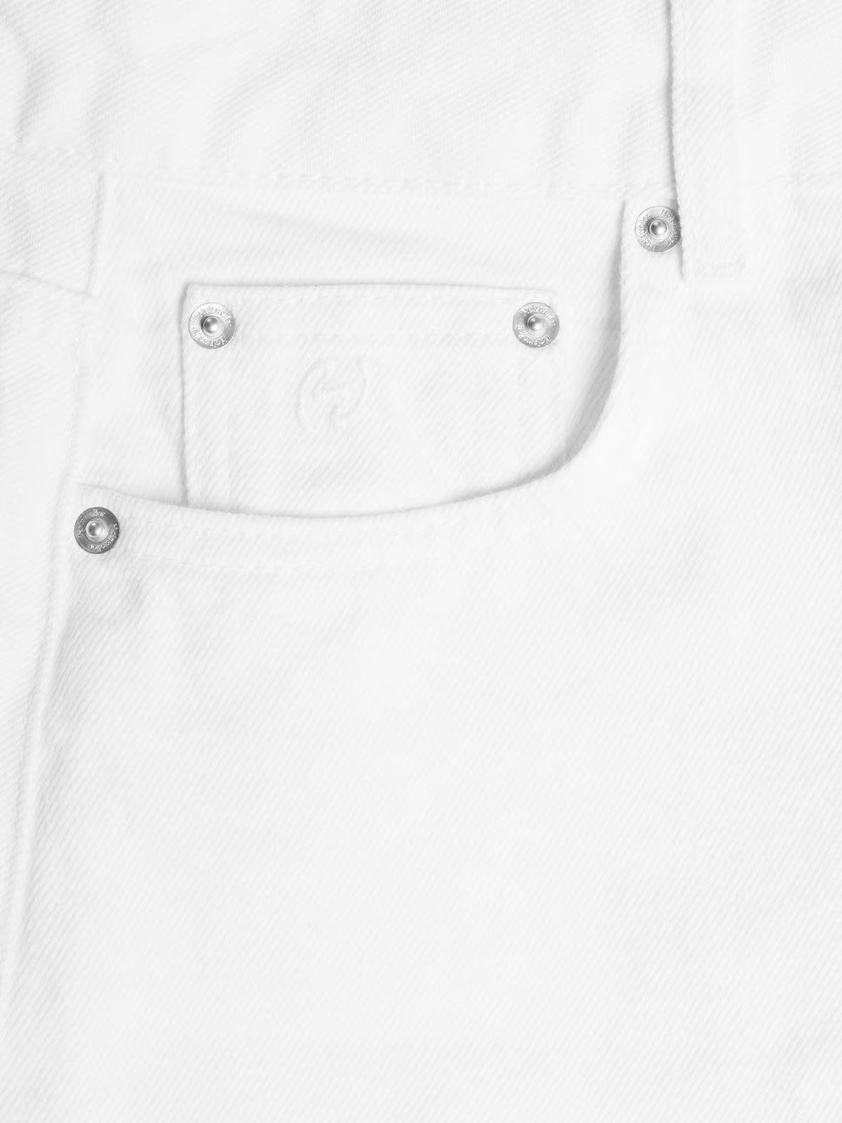 Denim Minikjol - Vit