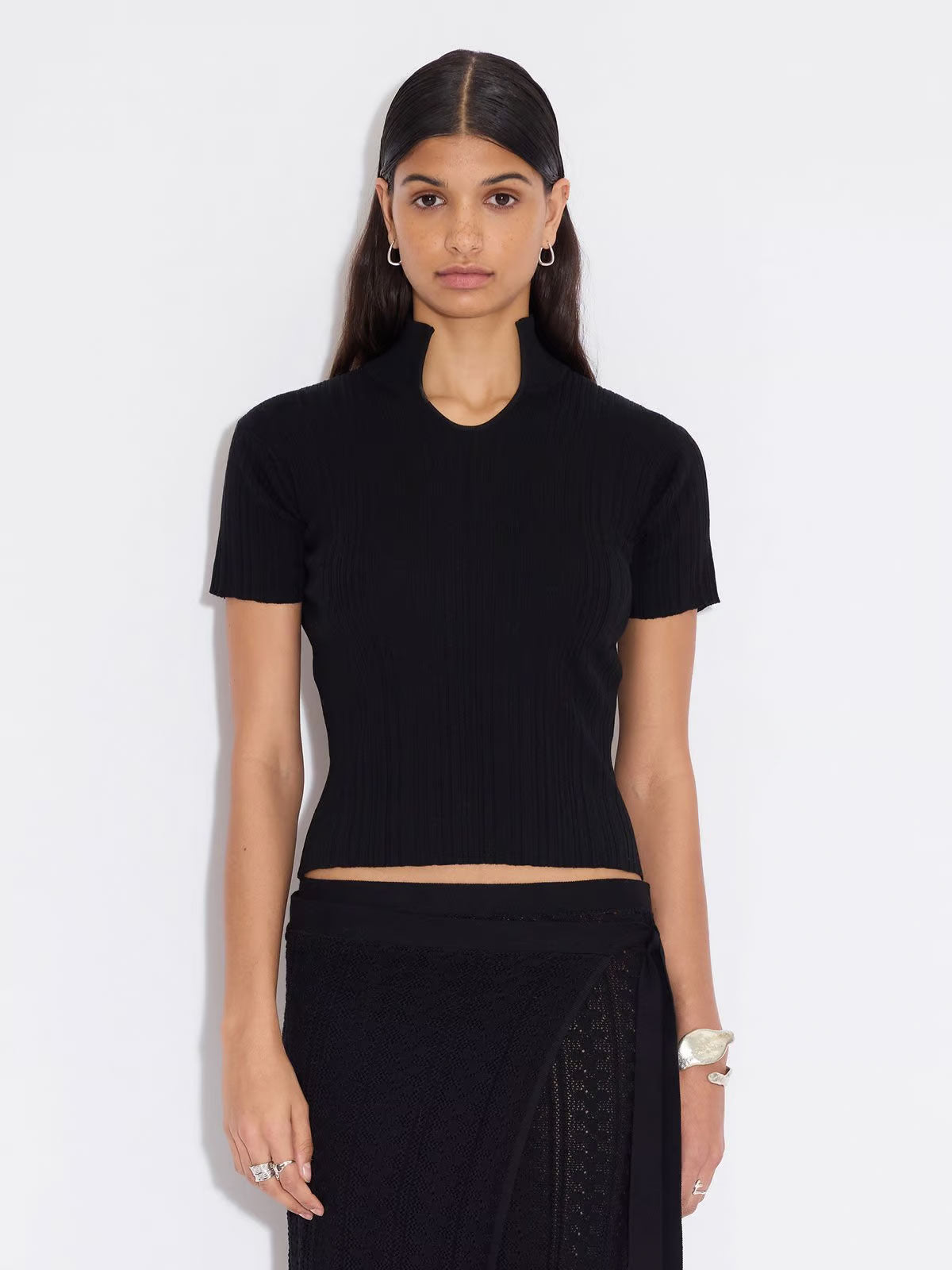 Babba Rib Top - Black