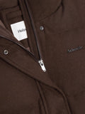Holzweiler W Tech Wool Down Coat - Mörkbrun
