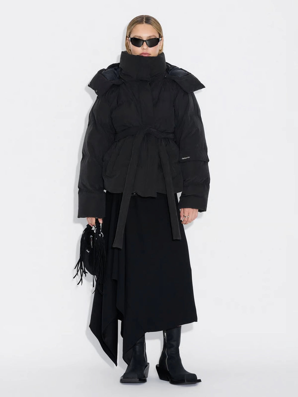 Steilia Brushed Down Jkt - Black