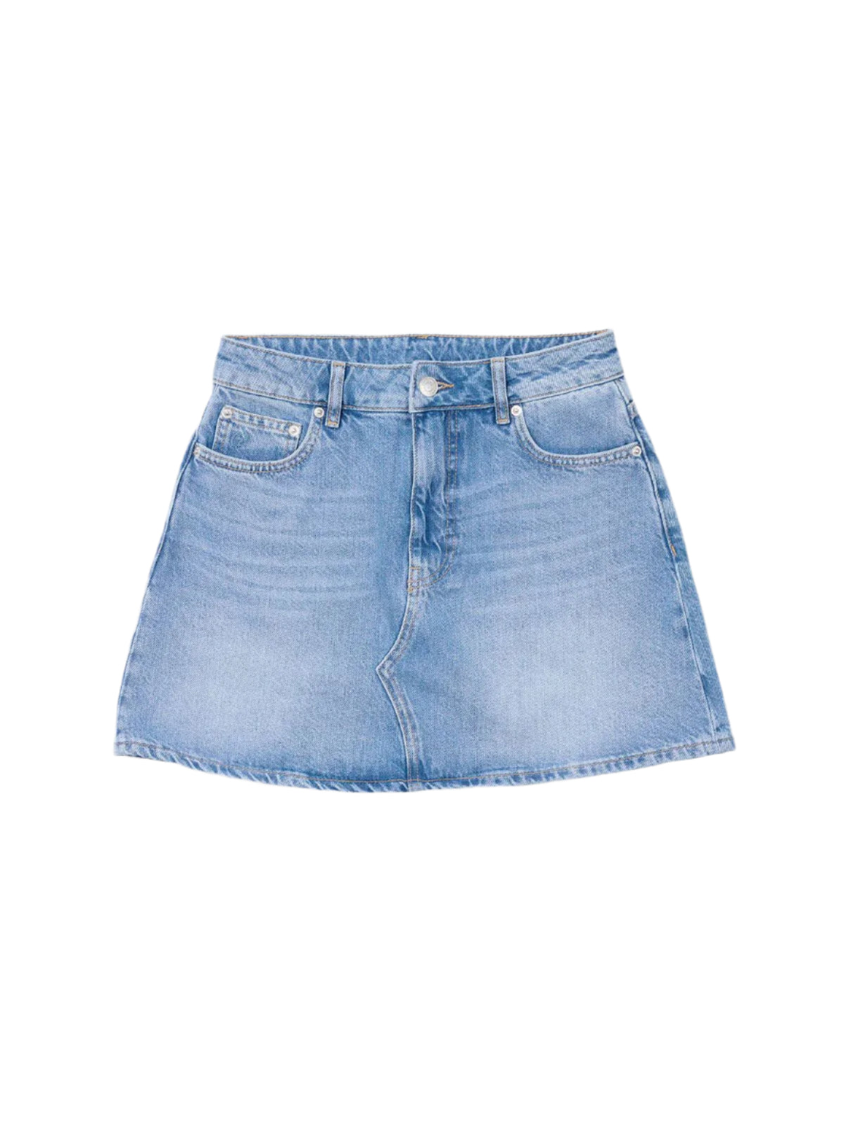 Denim Mini Skirt - Lt. Blue