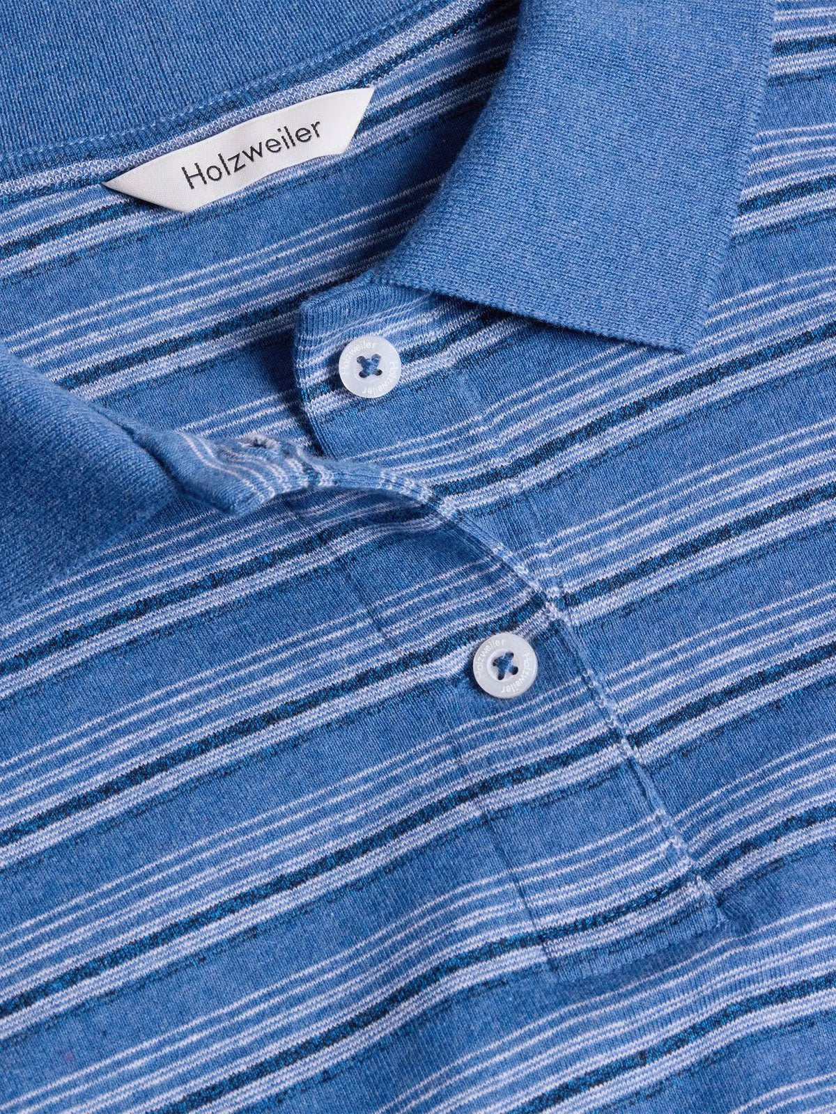 Sunny Polo - Blue Stripe